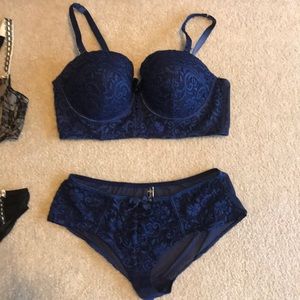 40D bra with XL panties lingerie set